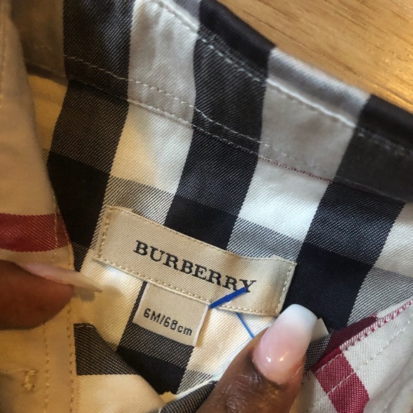 Authentic Baby Burberry Polo Shirt - Picture 3 of 3
